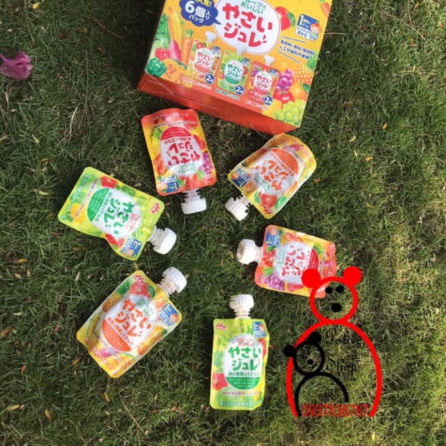 MORINAGA and WAKODO LIQUID FRUIT JELLY