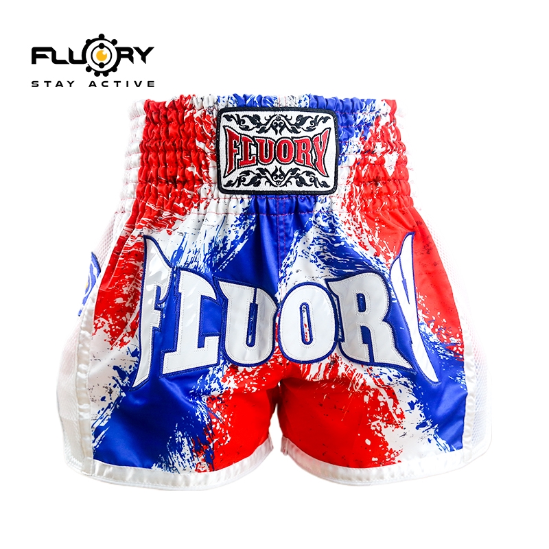 FLUORY Muay Thai Shorts Size:XS S M L XL 2XL 3XL 4XL Boxing Shorts for Men/Women/Kids with Many Colors 