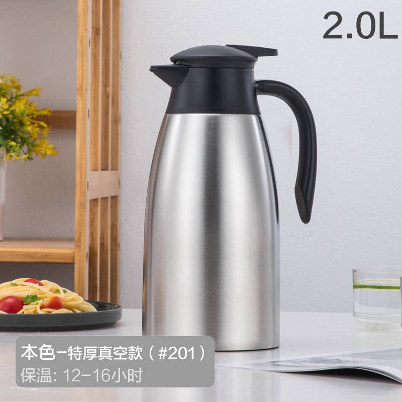 2L 304 Stainless Steel Thermo Flask Hot Water Keep Warm : Aston