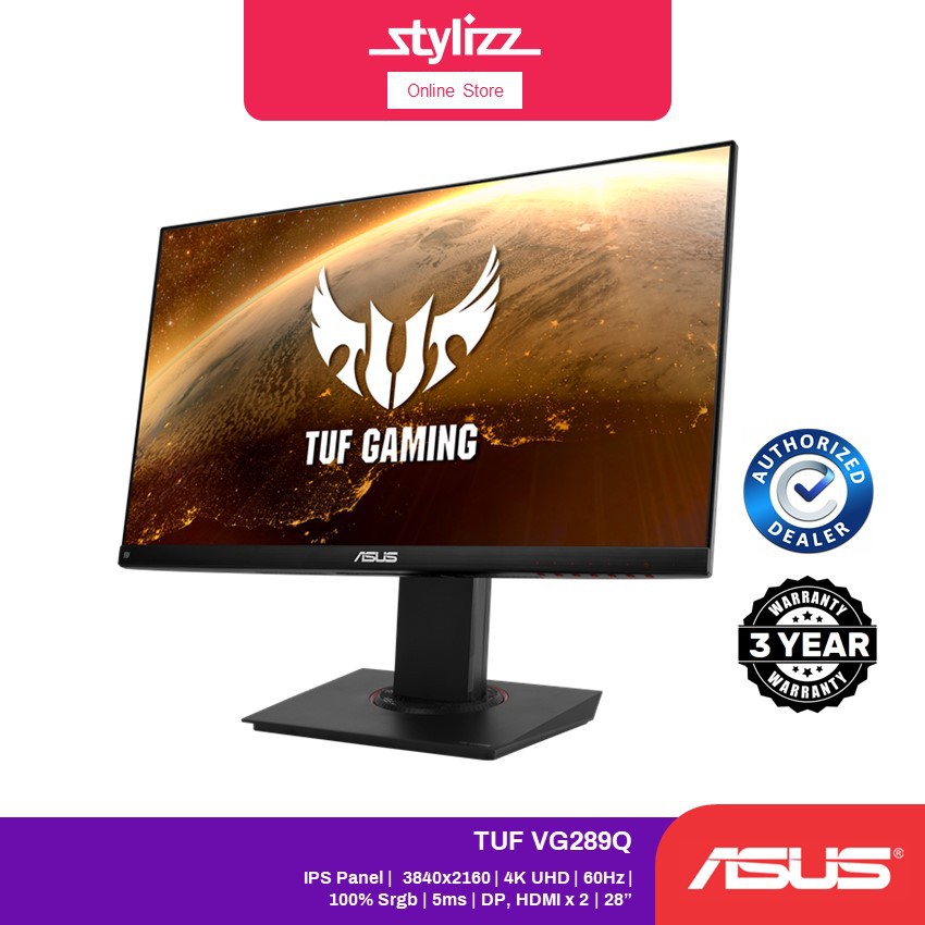 Asus Tuf Vg289q 28 Ips Uhd 4k Gaming Monitor Shopee Malaysia