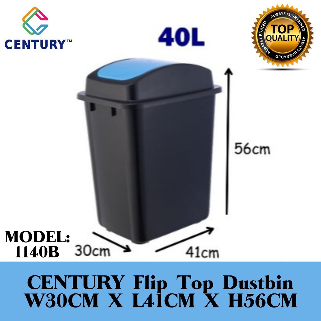 Swing Top Dustbin / Recycle Dustbin / Flip Top Bin / Tong Sampah