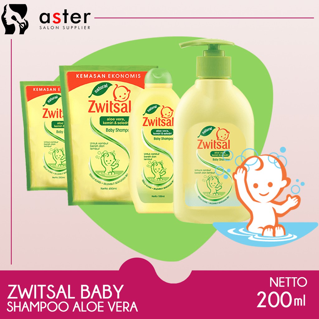 zwitsal baby shampoo aloe vera