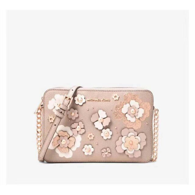 michael kors crossbody with flowers