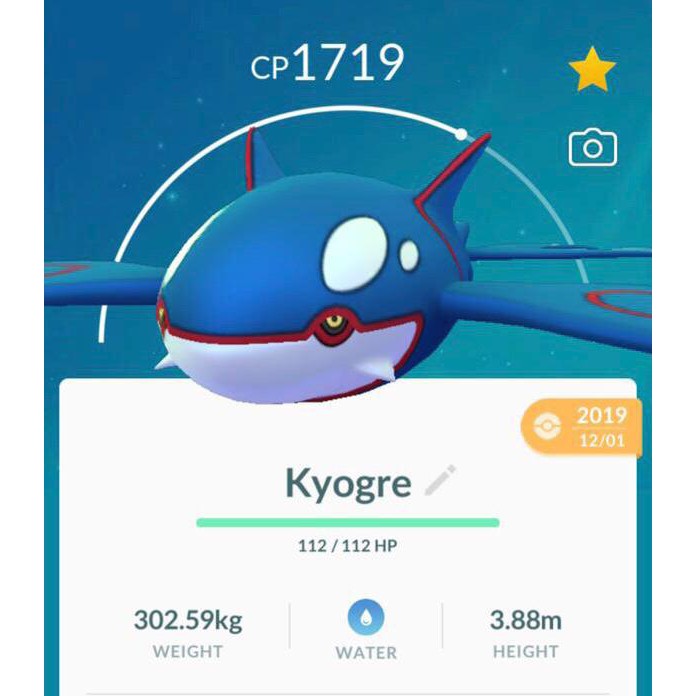 Pokemon Go Legendary Kyogre Pokemon Games For Sale Shopee Malaysia