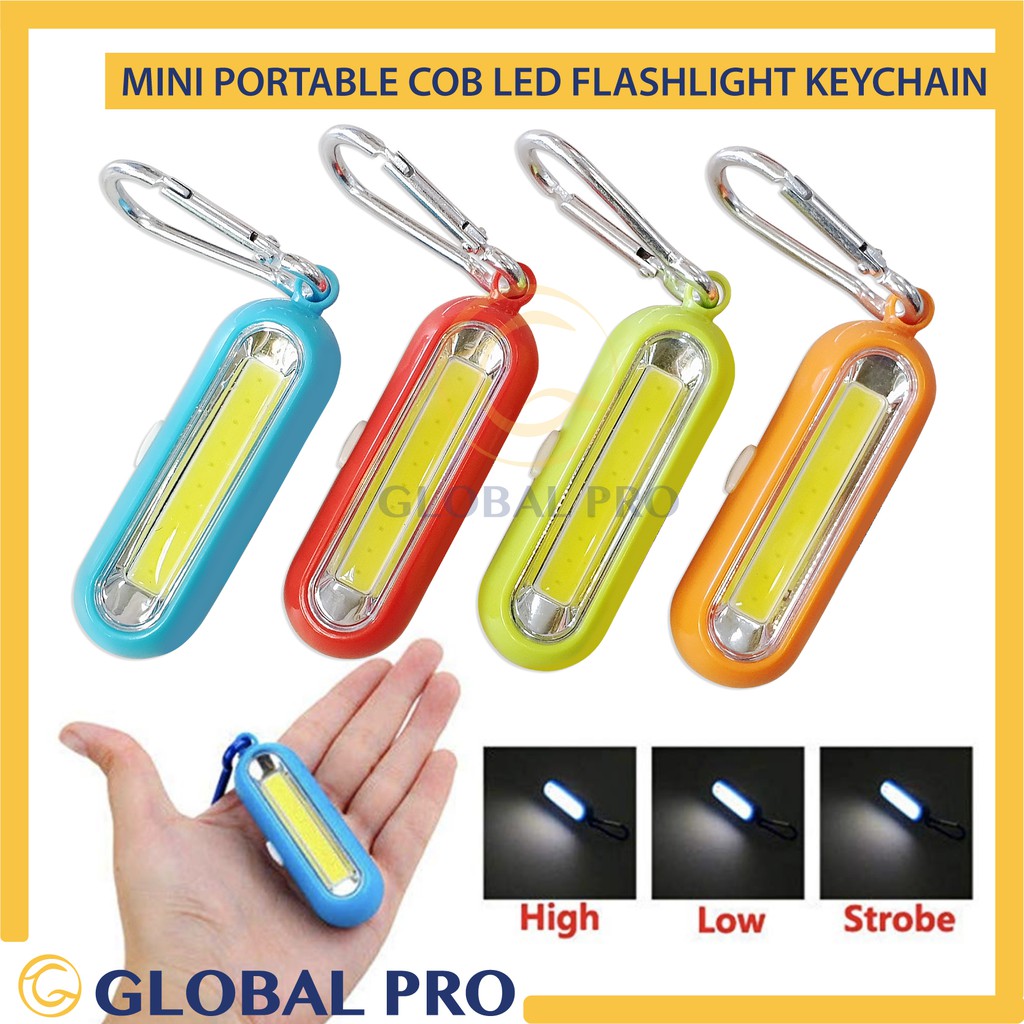 Mini Keychain Light KeyLights with Carabiner, Portable LED Flashlight