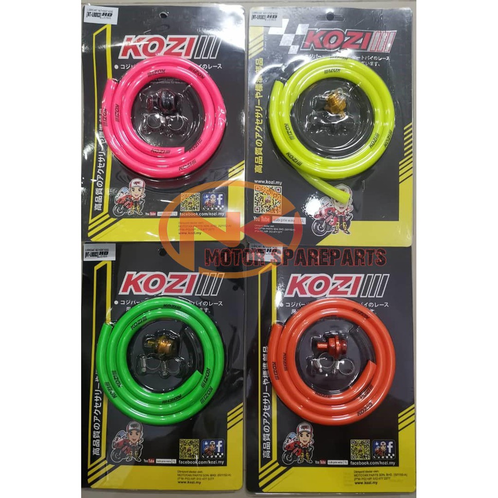 KOZI LUBRICANT NUT + VANT HOSE / PIPE 4T ( UNIVERSAL) Shopee Malaysia