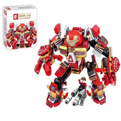Sembo Block Marvel Iron Man Hulkbuster MK16 Mark 16 Ironman Block  Compatible Bloc | Shopee Malaysia