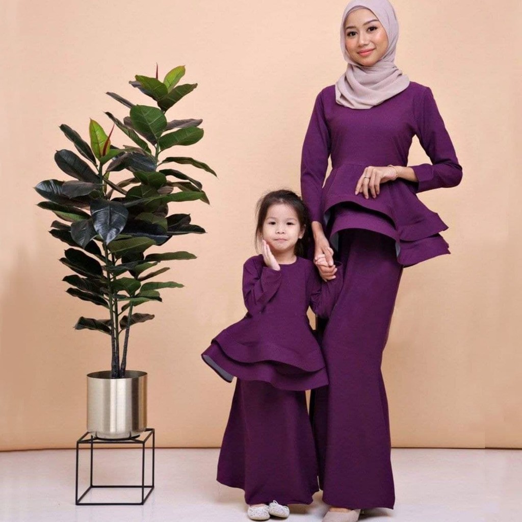 Baju Kurung Peplum Layer Kanak-kanak