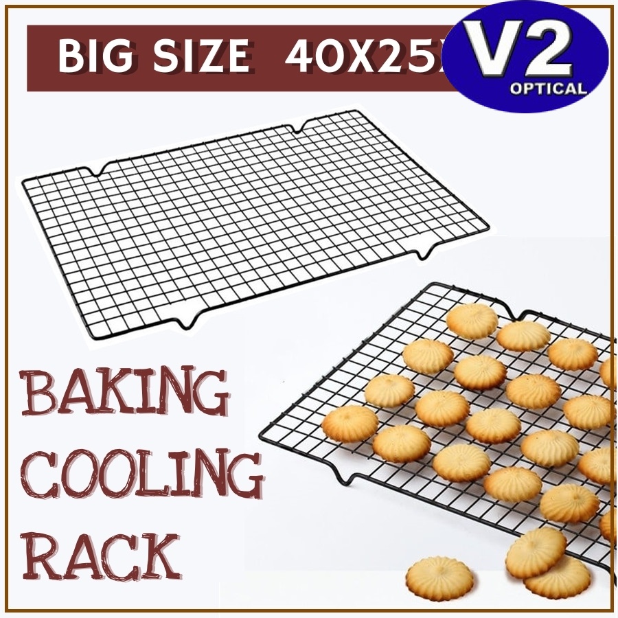 Cooling Rack Kitchen Big Size Non Stick Mesh Cooling Tray Cake Food Rack Oven Kitchen Baking Pizza Barbecue Grill Drying