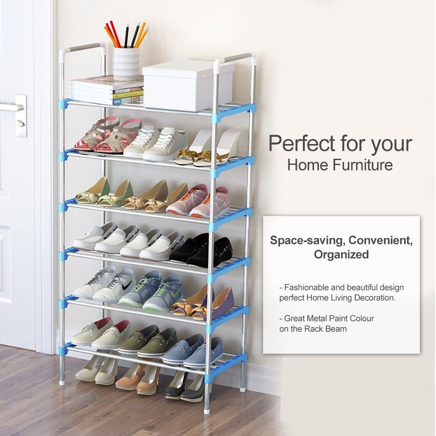 Rak Kasut Shoe Rack 4 Tier Korean Design Shopee Malaysia