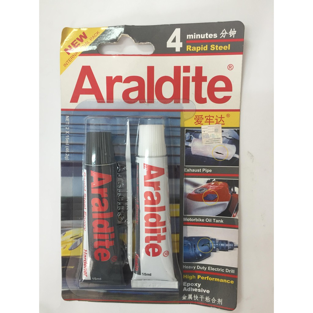 ARALDITE RAPID STEEL 4 MINUTES EPOXY ADHESIVE Shopee Malaysia