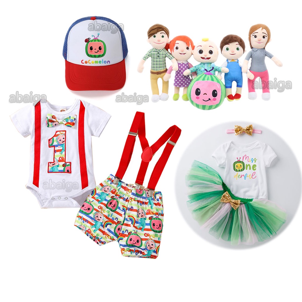 Baby Clothes Terno Coco melon Costume for Baby Girl Boy JJ Coco melon