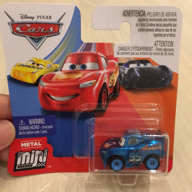 Mattel Disney Pixar's Cars Metal Mini Racers MUDDY LIGHTNING MCQUEEN ...