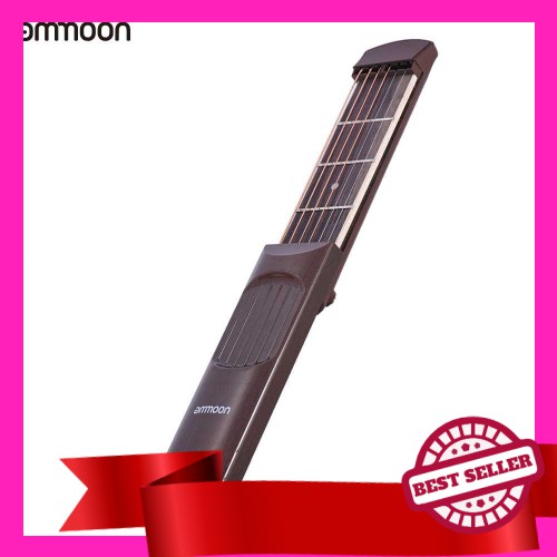 Ammoon Portable Pocket Acoustic Guitar Practice Tool Gadget Chord Trainer 6 String 4 Fret Model 0406