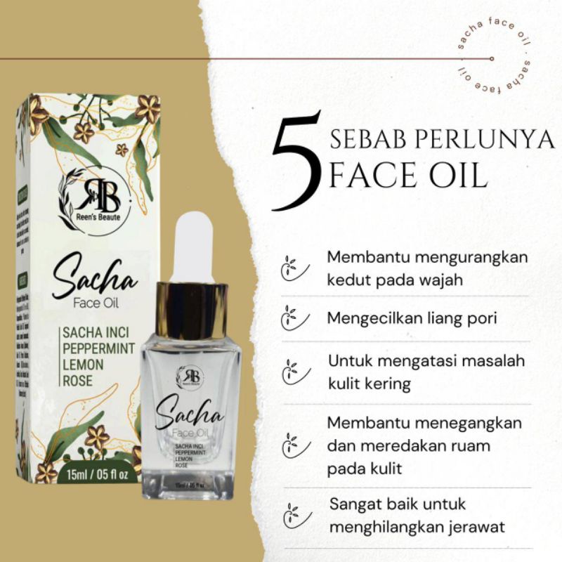 SACHA INCI FACE OIL SACHA FACE OIL SACHA INCI VIRAL TIKTOK Shopee