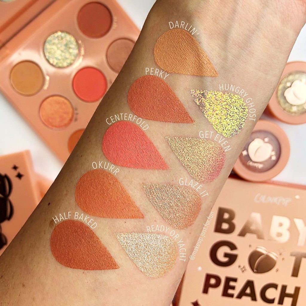 Ready Stock Colourpop Baby Got Peach Eyeshadow Palette