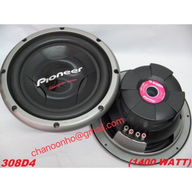 pioneer woofer double coil