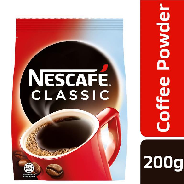 Nestle Nescafe Classic Coffee Powder Refill 200g | Shopee ...