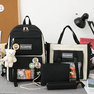 Korean Style Backpack School Bag Beg Sekolah Casual Bag Beg Sekolah ...