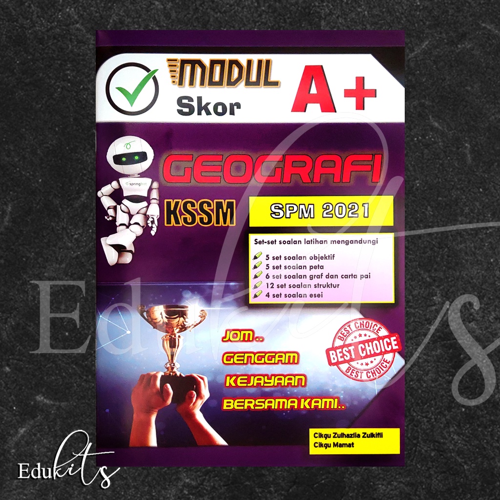 Edukits Modul Skor A Geografi Kssm Tg 1 2 3 4 5 Colorful Pages Shopee Malaysia