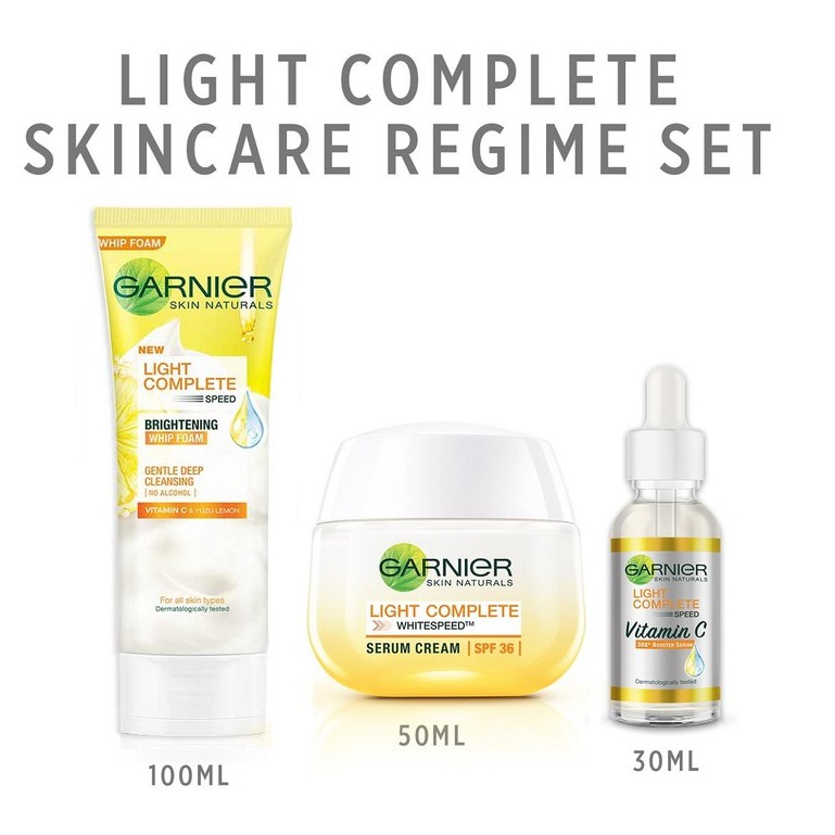 garnier light complete cleanser