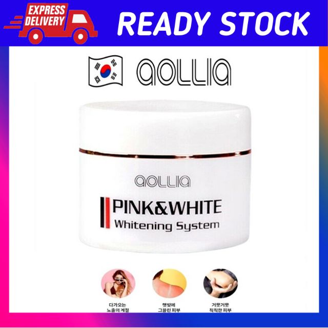 [Made In Korea] Aollia Pink & White Skin Whitening Cream Whole Body