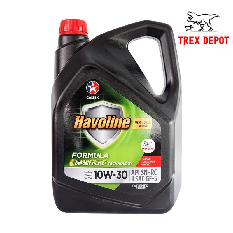 CALTEX Havoline Formula Engine Oil 10W30 (4L) Shopee Malaysia