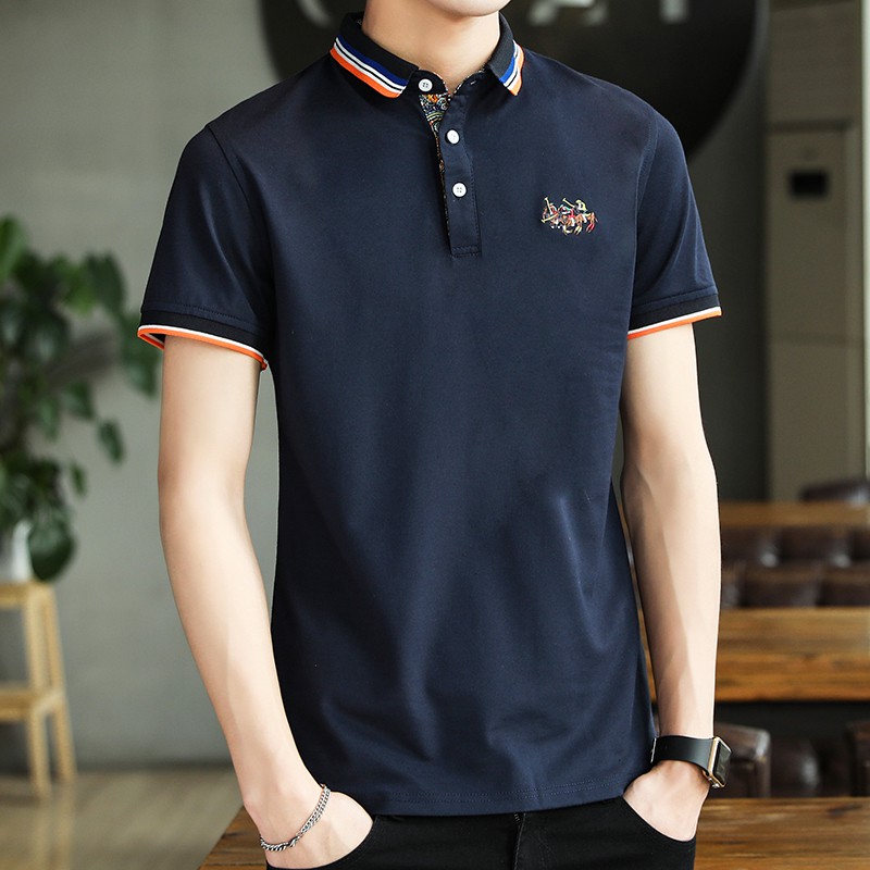 mens pure cotton polo shirts
