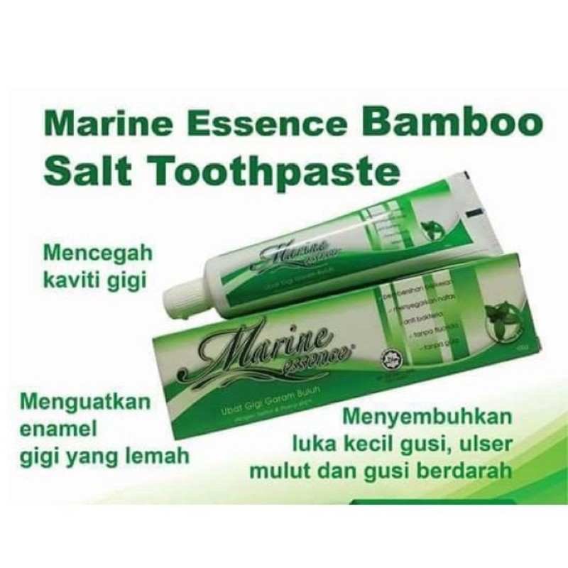 Original Ubat Gigi Garam Buluh Marine Essence Shopee Malaysia