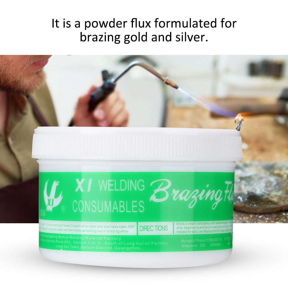 Jewelry Weld Pure Powder Flux For Soldering And Welding With Brazing