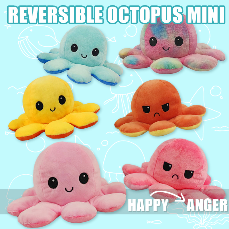 octopus teddy bear reversible