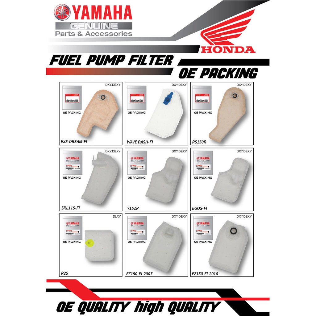 Fuel Pump Filter HONDA RS150R WAVE DASHFI EX5 DREAMFI Shopee Malaysia
