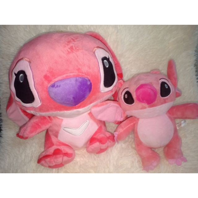 pink stitch stuffed toy