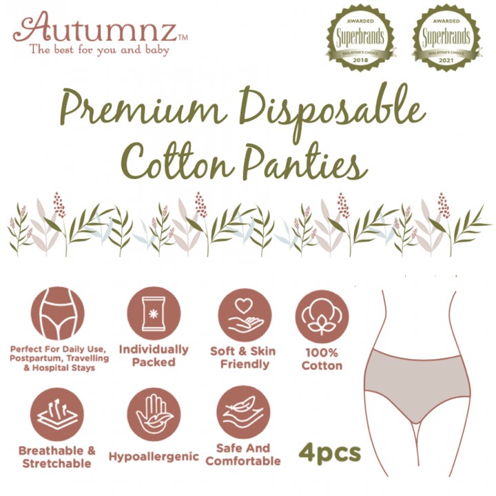Premium 3 Mesh Panties Postpartum Incontinence Hospital Underwear Disposable