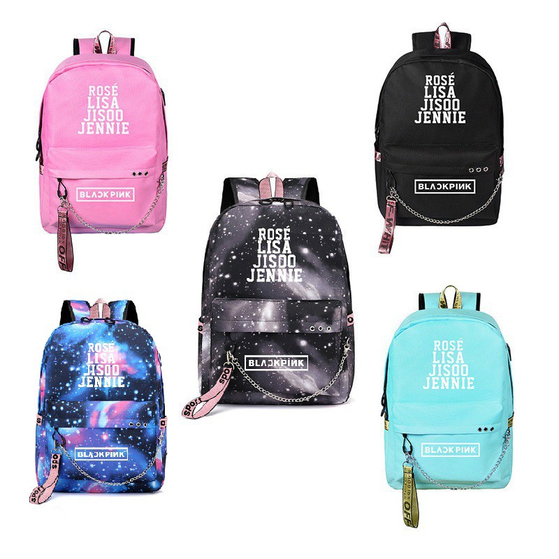 black pink bags