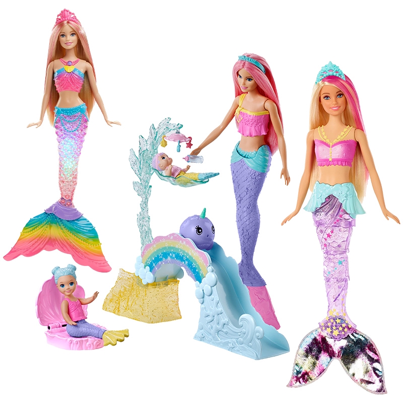 mermaid doll set