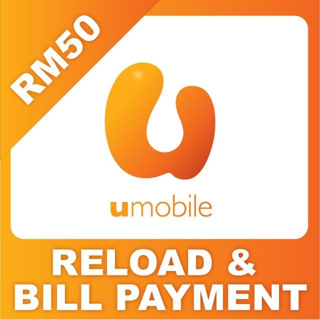 U Mobile Prepaid Postpaid Rm50 Shopee Malaysia