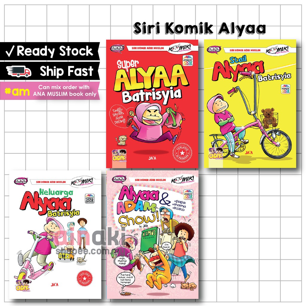 Buy Komik Ana Muslim Alyaa Batrisyia Komik Kanak Kanak Buku Komik Budak Seetracker Malaysia