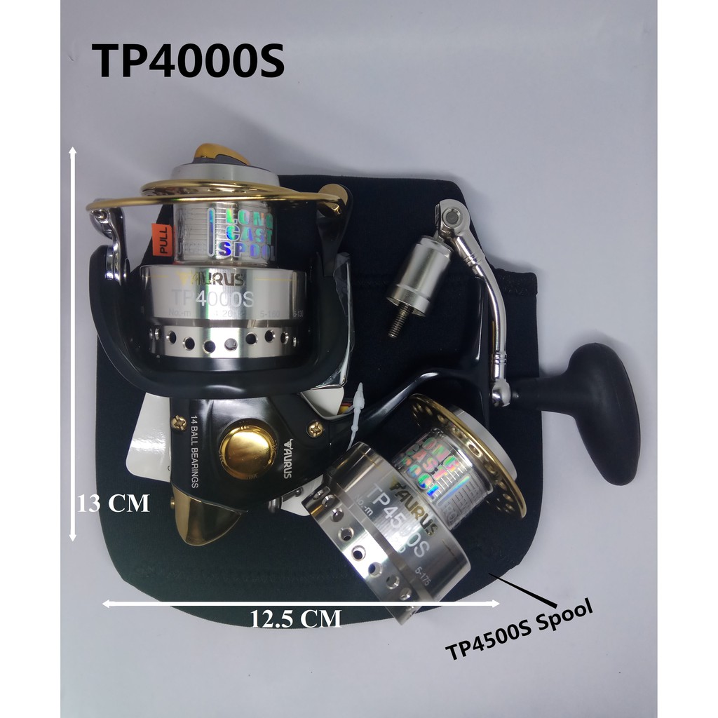 TICA T type | TAURUS TP2000S / TP4000S / TP6000S | fishing reel 