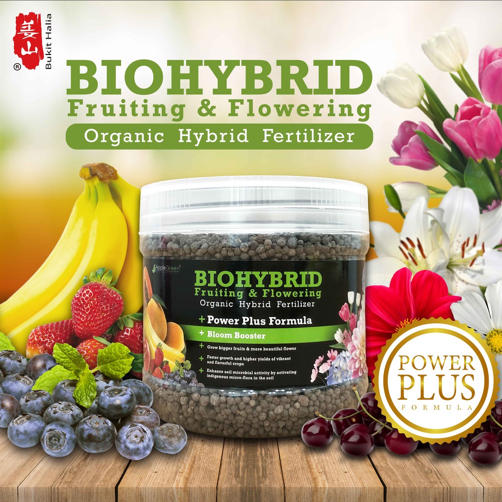 BIOHYBRID Fruiting & Flowering Organic Fertilizer 1KG, BAJA ORGANIK ...