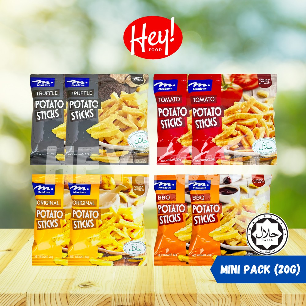 MEADOWS Potato Sticks MINI PACK (20g) Truffle/ Tomato/ Original/ BBQ