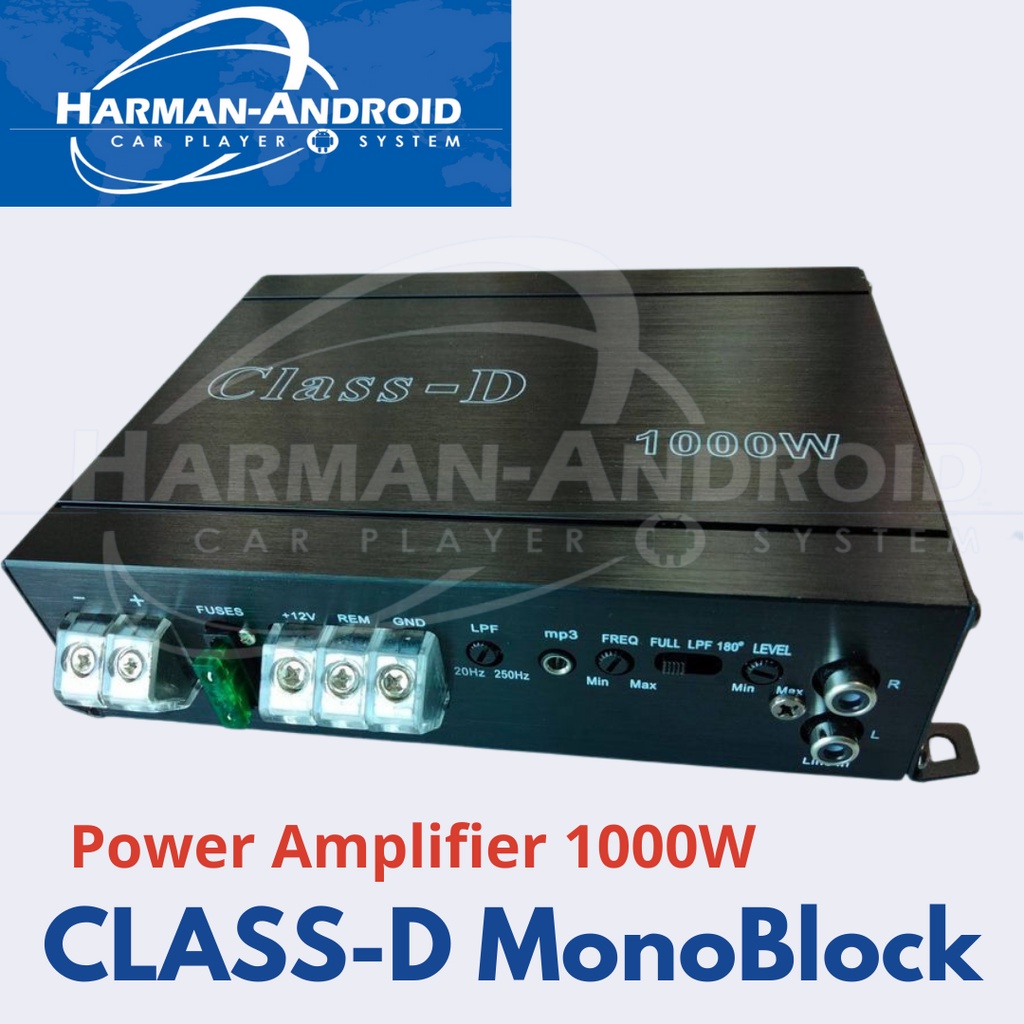 Class D MonoBlock Power Amplifier 1000Watts Shopee Malaysia