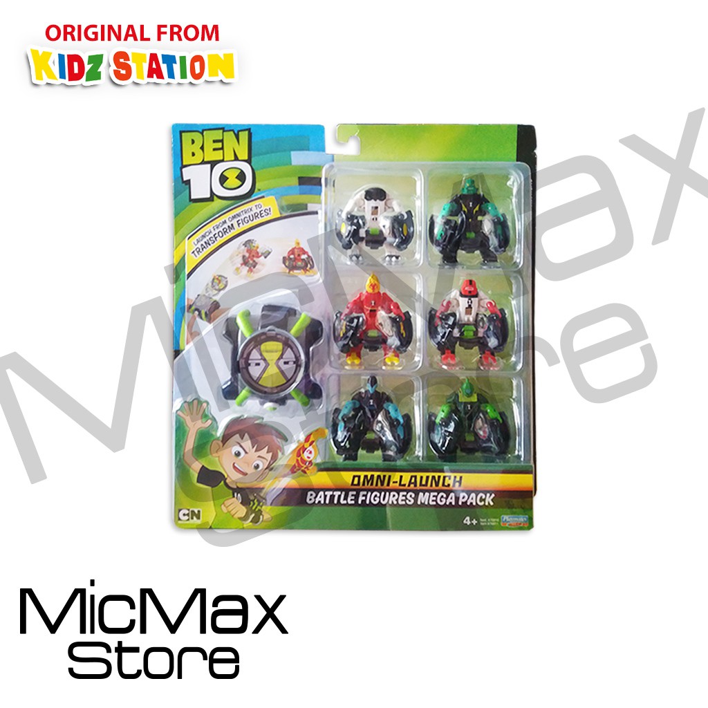 Ben 10 OmniLaunch Battle Figures OmniEnhanced Four Arms, Cannonbolt