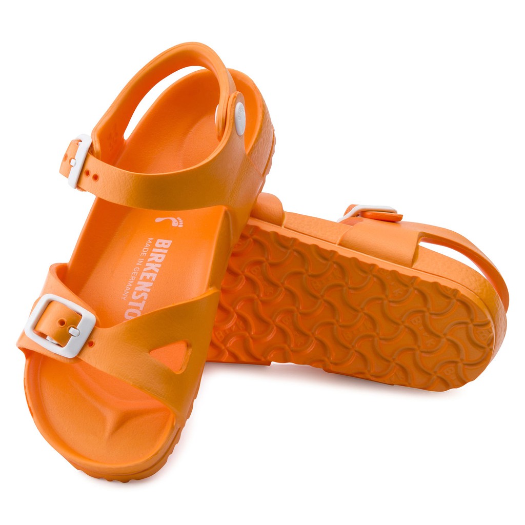 orange birkenstocks