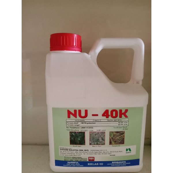 Nu 40k Racun Rumpai 4 Liter Shopee Malaysia