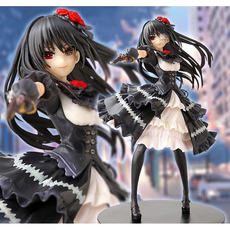 Date A Live Nightmare Kurumi Tokisaki Uniform Ver PVC Figure Anime