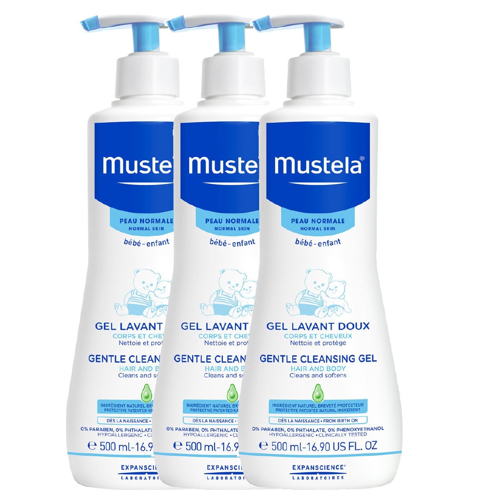 mustela body wash and shampoo