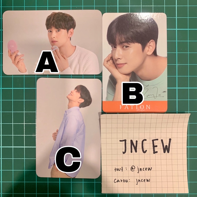 ASTRO CHA EUNWOO BRTC FATIONOFFICIAL PHOTOCARD | Shopee Malaysia