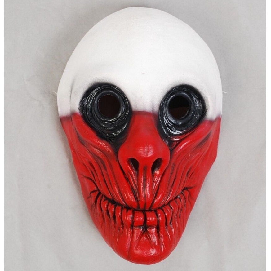 Halloween Payday 2 Cosplay Wolf Chains Clown Horror Masks Shopee Malaysia - chains mask payday 2 roblox