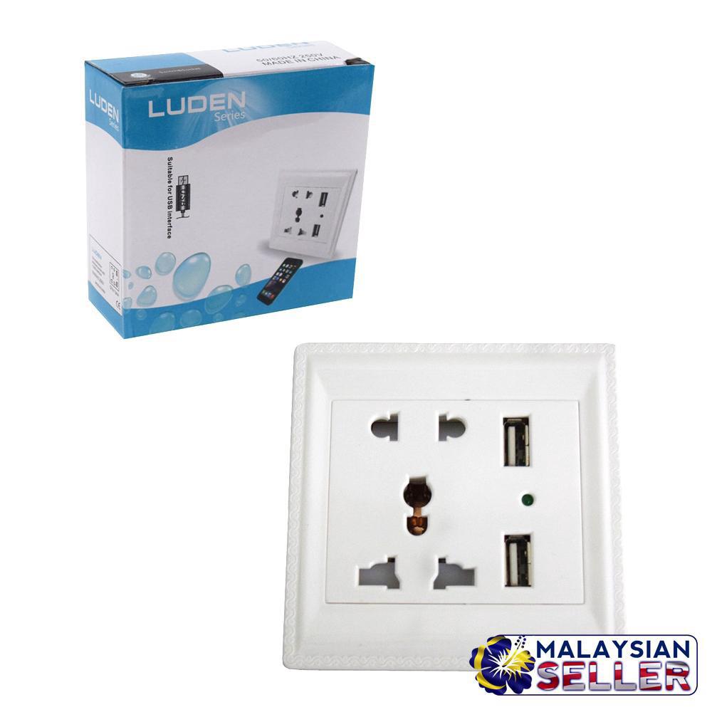13A Multifunctional 3 pin / 2 pin Switched Plug Socket Shopee Malaysia